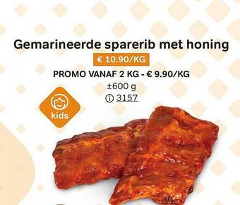 Bon Ap Gemarineerde Sparerib Met Honing aanbieding