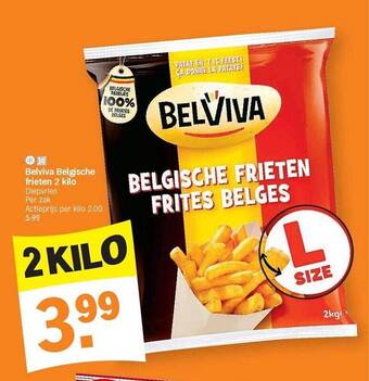 Albert Heijn Belviva belgische frieten aanbieding