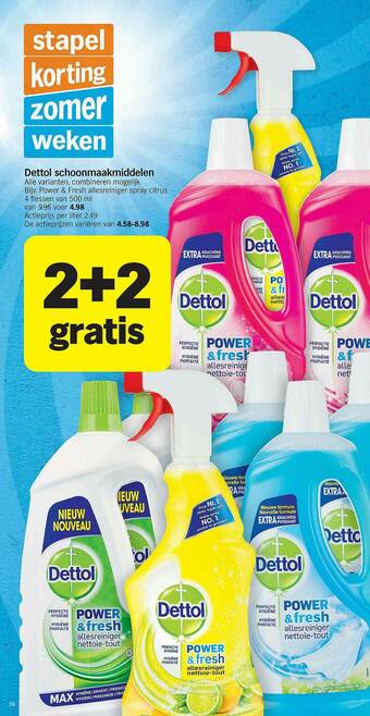 Albert Heijn Dettol Schoonmaakmiddelen aanbieding