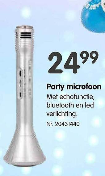 Fun Party microfoon aanbieding