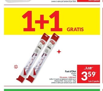Intermarché Fuet d'olot aanbieding