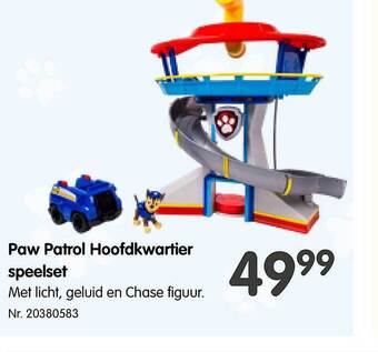 Fun Paw patrol hoofdkwartier speelset aanbieding