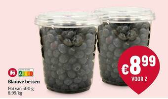 Delhaize Blauwe bessen aanbieding