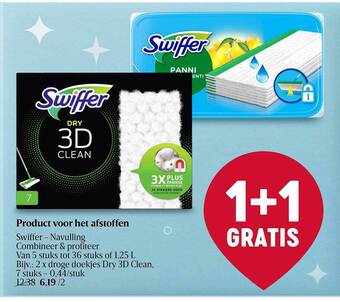 Delhaize Product voor het afstoffen swiffer aanbieding