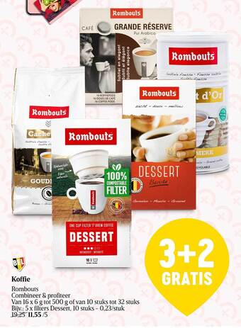 Delhaize Koffie rombouts aanbieding