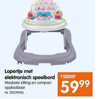 Fun Lopertje met elektronisch speelbord aanbieding