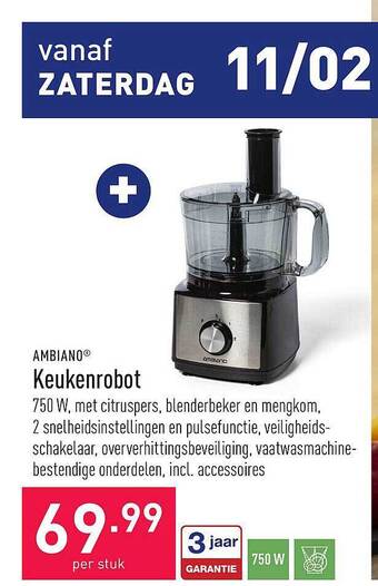 ALDI Ambiano keukenrobot aanbieding