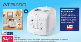ALDI Ambiano frituurpan aanbieding