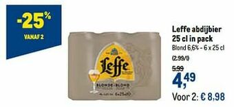Makro Leffe abdijbier aanbieding