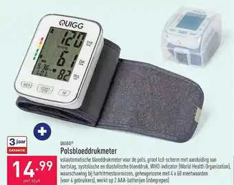 Quigg polsbloeddrukmeter