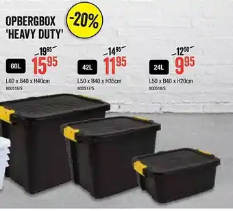 Opbergbox heavy duty