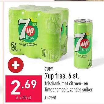 ALDI 7up free aanbieding