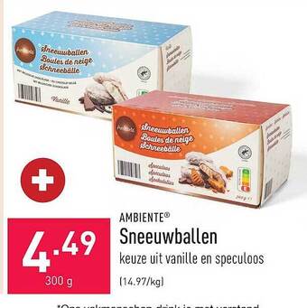 ALDI Ambiente sneeuwballen aanbieding