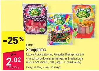 ALDI Lutti snoepjesmix aanbieding