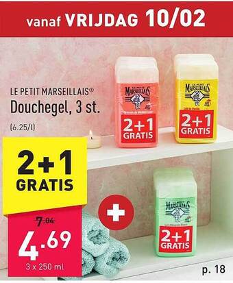 ALDI Le petit marseillais douchegel aanbieding