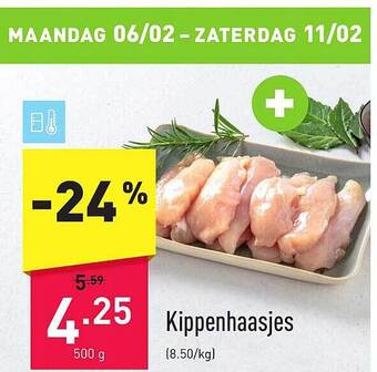 ALDI Kippenhaasjes aanbieding