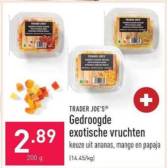 ALDI Gedroogde exotische vruchten aanbieding