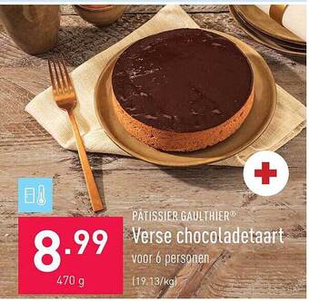 ALDI Verse chocoladetaart aanbieding