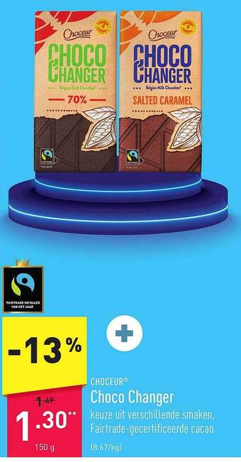 ALDI Choceur choco changer aanbieding