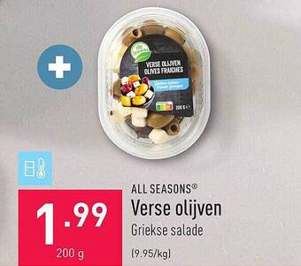 ALDI All seasons verse olijven aanbieding