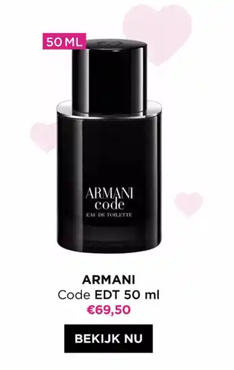 ICI PARIS XL Armani code edt 50 ml aanbieding