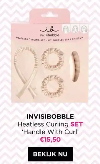 Invisibobble heatless curling set
