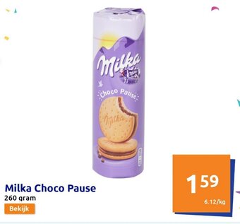 Action Milka choco pause 260 gram aanbieding