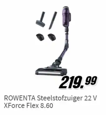 Rowenta steelstofzuiger 22V Xforce flex 8.60
