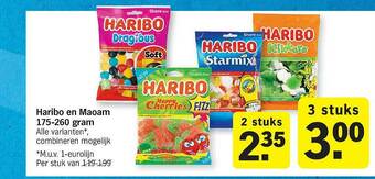Haribo En Maoam 175-260 Gram
