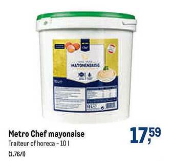 Makro Metro Chef Mayonaise aanbieding