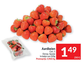 Intermarché Aardbeien 250g aanbieding
