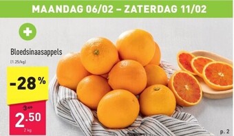 ALDI Bloedsinaasappels aanbieding