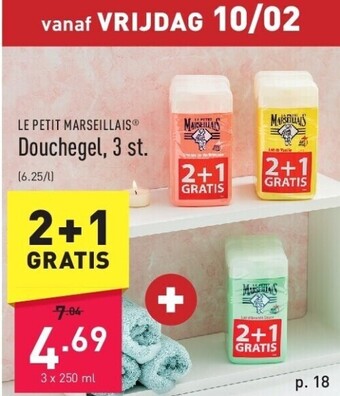 ALDI Douchegel, 3 st. aanbieding