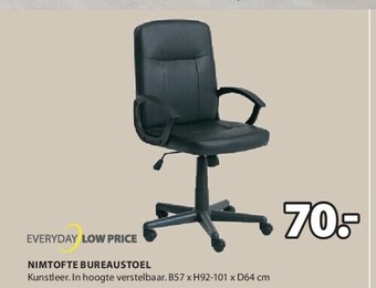 Jysk Nimtofte bureaustoel aanbieding