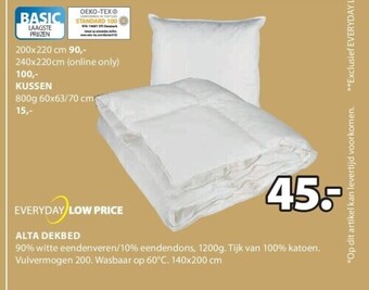 Jysk Alta dekbed aanbieding