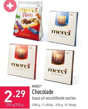 ALDI Chocolade aanbieding