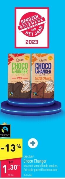 ALDI Choco changer aanbieding
