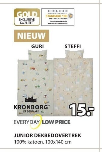 Jysk Junior dekbedovertrek aanbieding