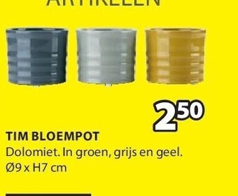 Jysk Tim bloempot aanbieding