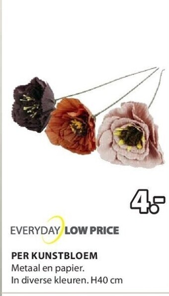 Jysk Per kunstbloem aanbieding