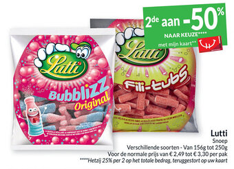 Intermarché Lutti snoep aanbieding