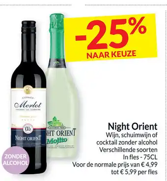 Intermarché Night orient 75cl aanbieding