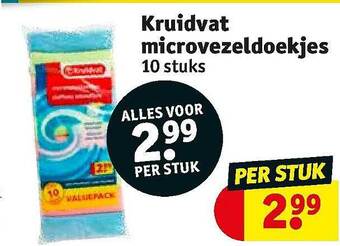 Kruidvat Kruidvat Microvezeldoekjes aanbieding
