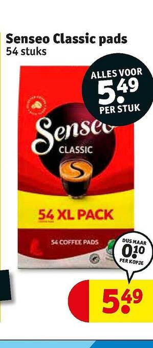 Kruidvat Senseo Classic Pads 54 Stuks aanbieding