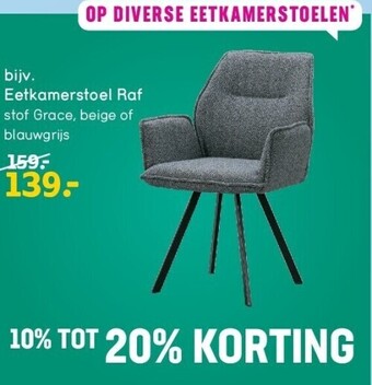 Leen Bakker Eetkamerstoel raf aanbieding
