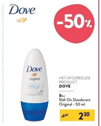 Di Dove roll-on deodorant original - 50 ml aanbieding