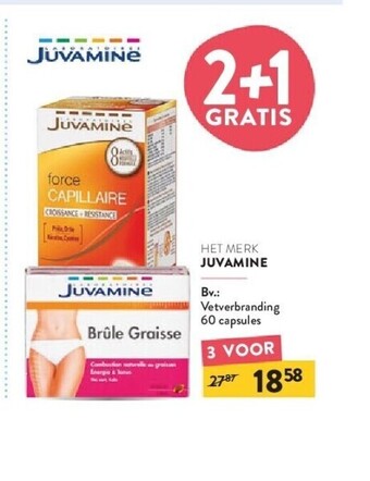 Di Juvamine vetverbranding 60 capsules aanbieding