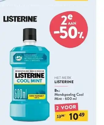 Listerine mondspoeling cool mint 600 ml