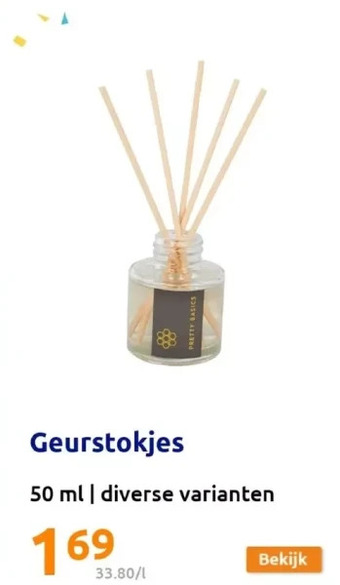 Action Geurstokjes aanbieding