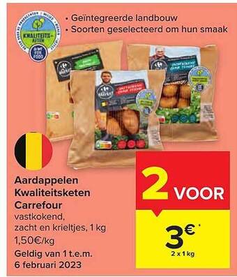 Carrefour Aardappelen aanbieding